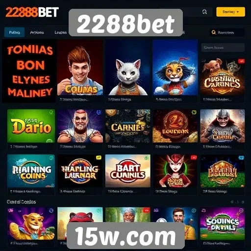 Plataforma 2288bet oferece diversas opções de jogos